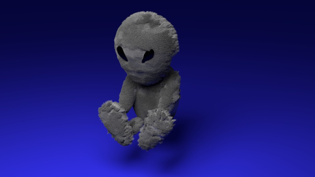 Fluffy Plush Alien preview image 3
